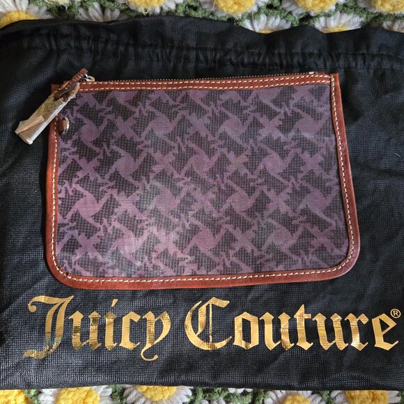 Juicy Couture Scottie Dog Print Large Tote & Matching Pouch - Picture 15 of 15